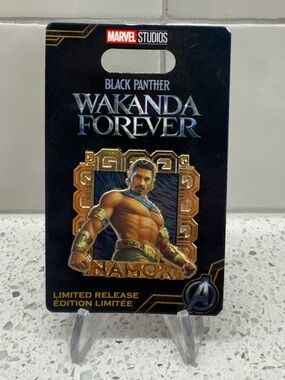 Disney Parks Marvel  -Limited Release Pin Black Panther WAKANDA FOREVER - NAMOR